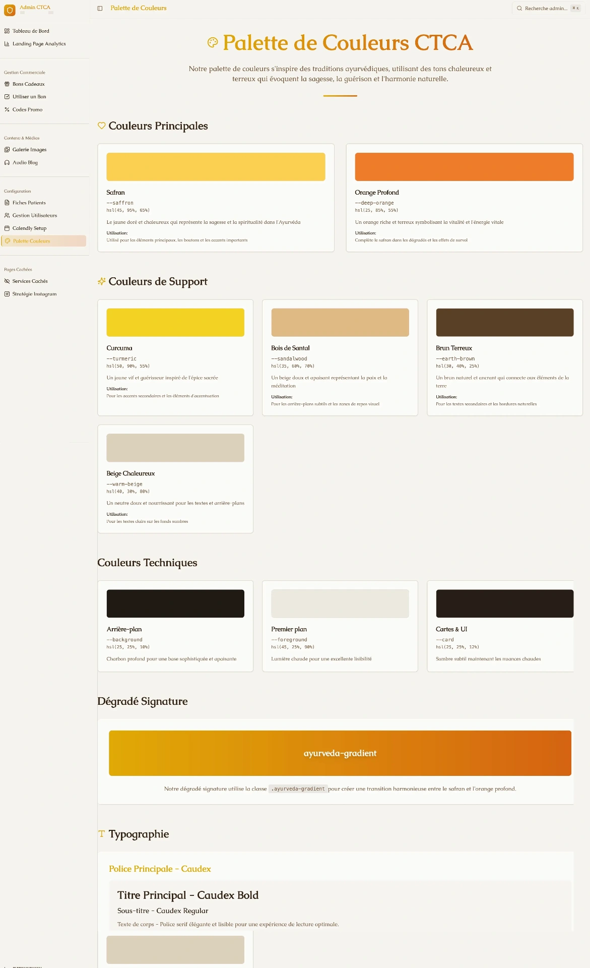 CTCA Admin Design System