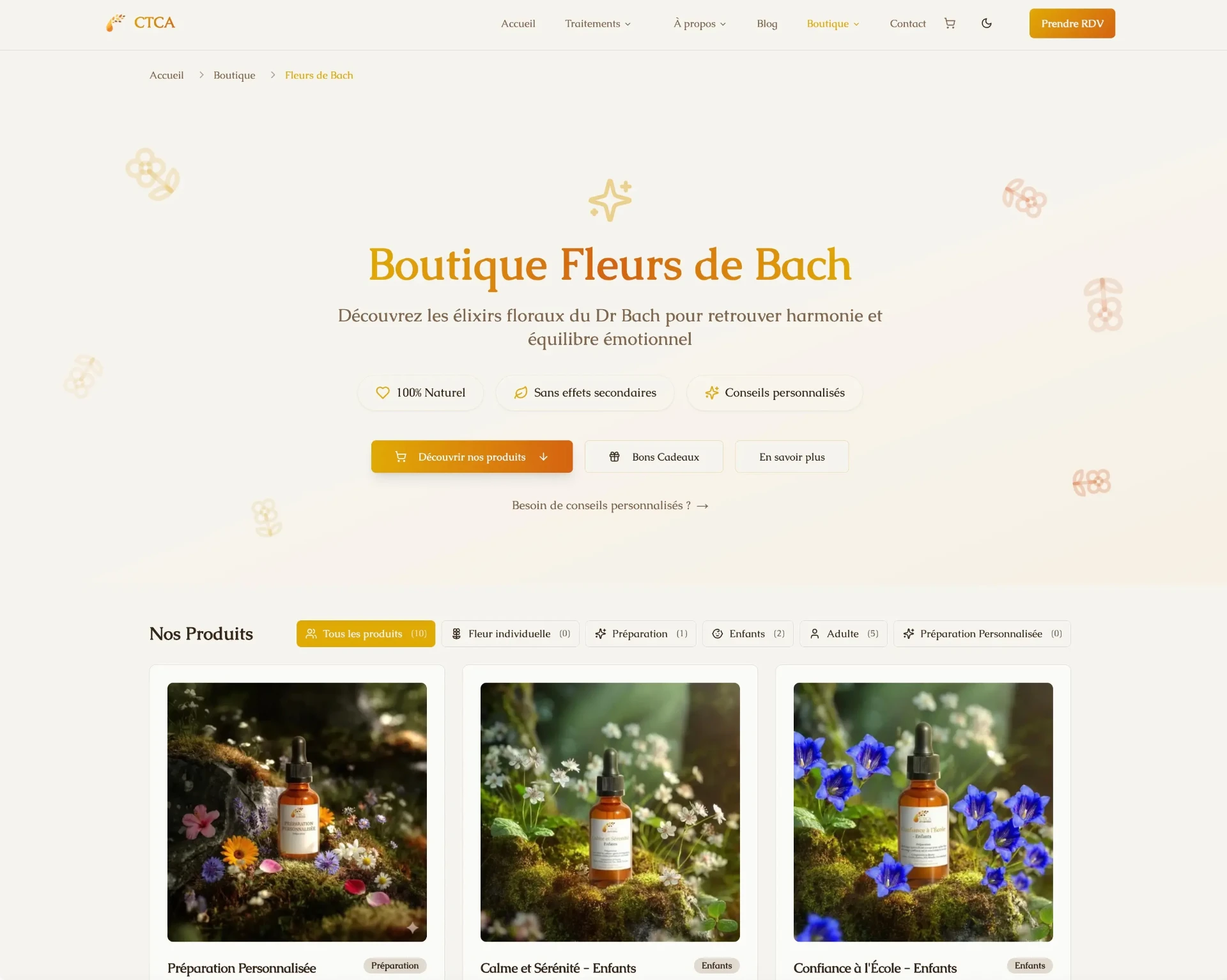 CTCA Bachblüten-Shop