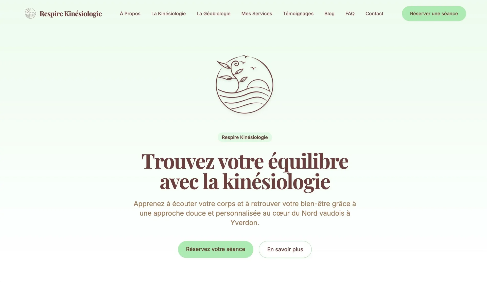 Respire Kinésiologie screenshot