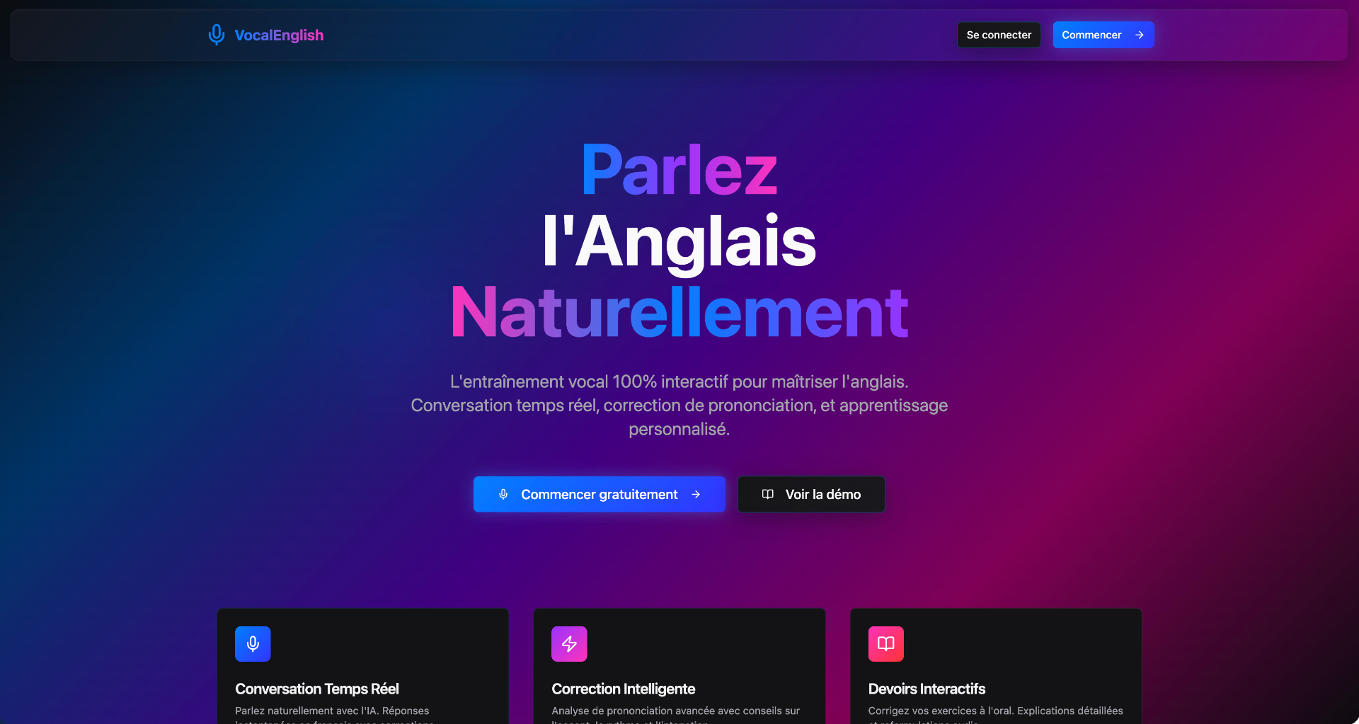 VocalEnglish screenshot