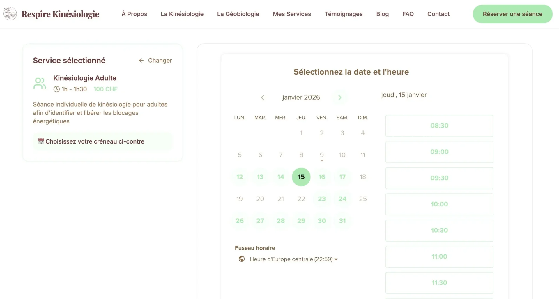 Calendly-Buchung